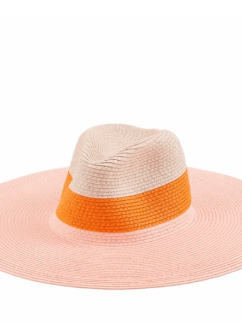 NWT Mud Pie adjustable color block fedora